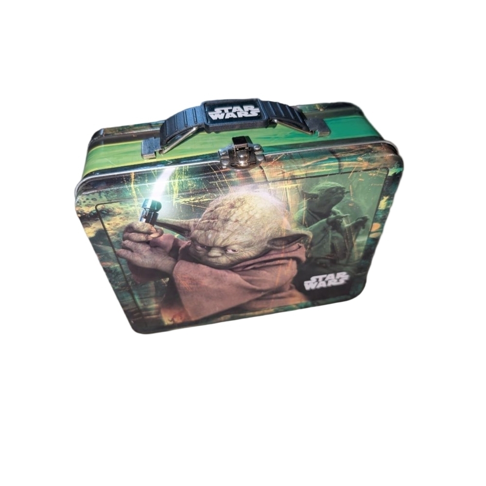 Star Wars Yoda Tin Lunch Box Green One Size